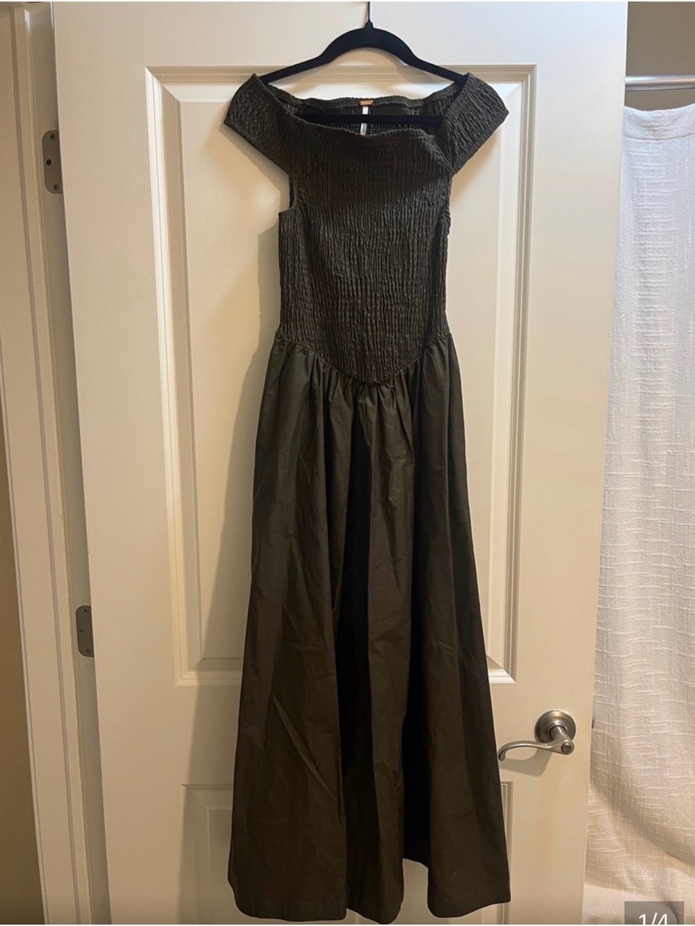 Free People Olive Green Maxi Dress